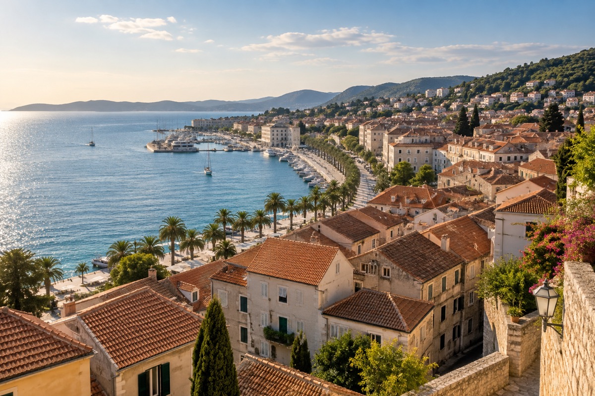 European coastal city